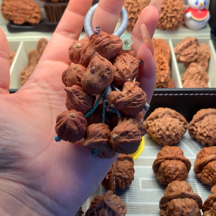 桃核吊坠手摇铃小鸟