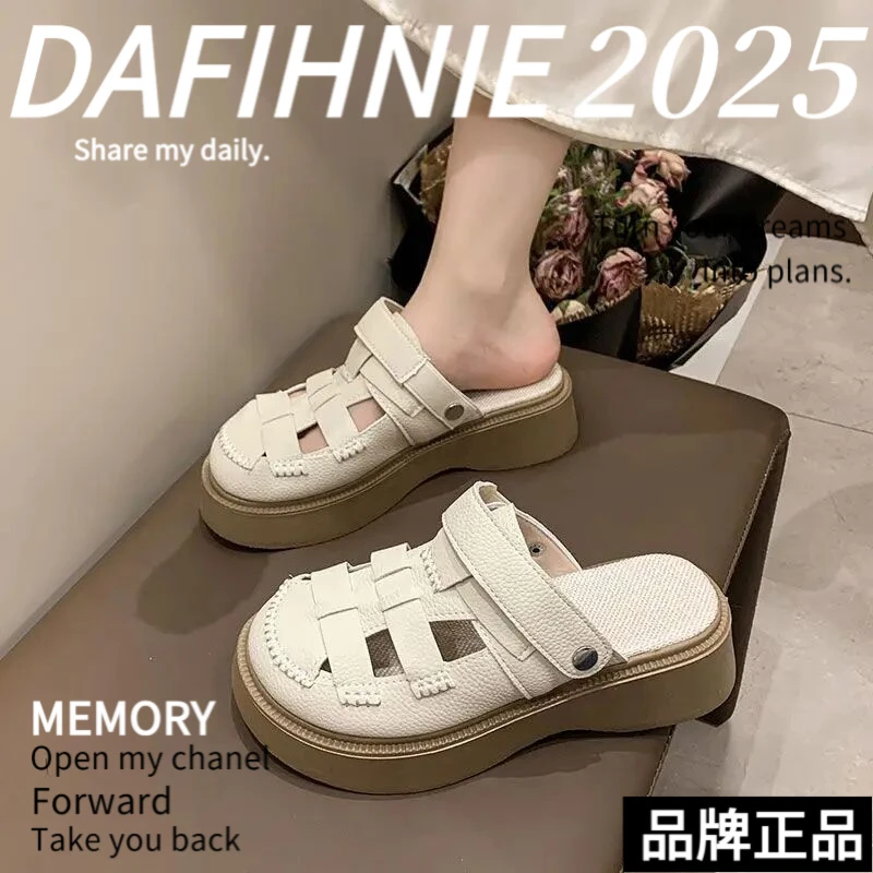 【品牌撤柜】凉鞋女款2025新款爆款鞋子女ins潮牌百搭气质鞋子拖鞋