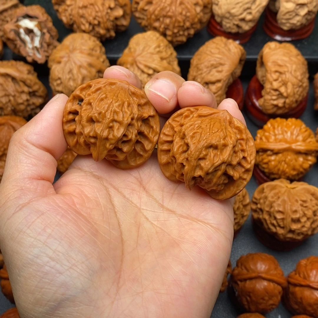 文玩核桃把件40公子帽