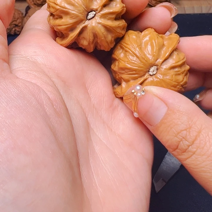 文玩核桃吊坠乾隆磨盘40