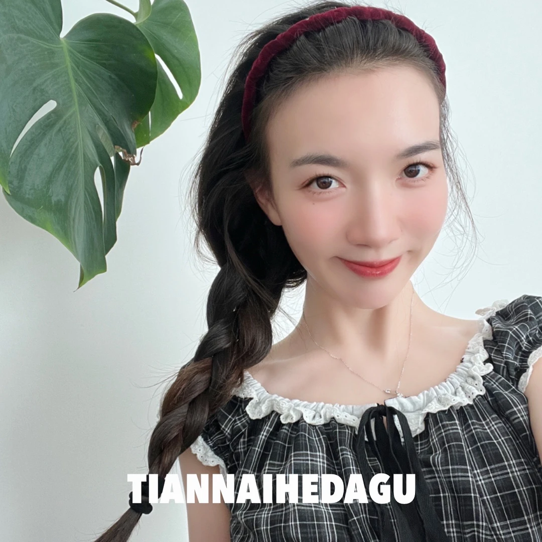 绒边边文艺复古发箍 带防滑齿增高颅顶简约可爱百搭时尚发饰头箍