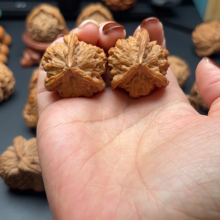 核桃34尺盘山三棱手捻