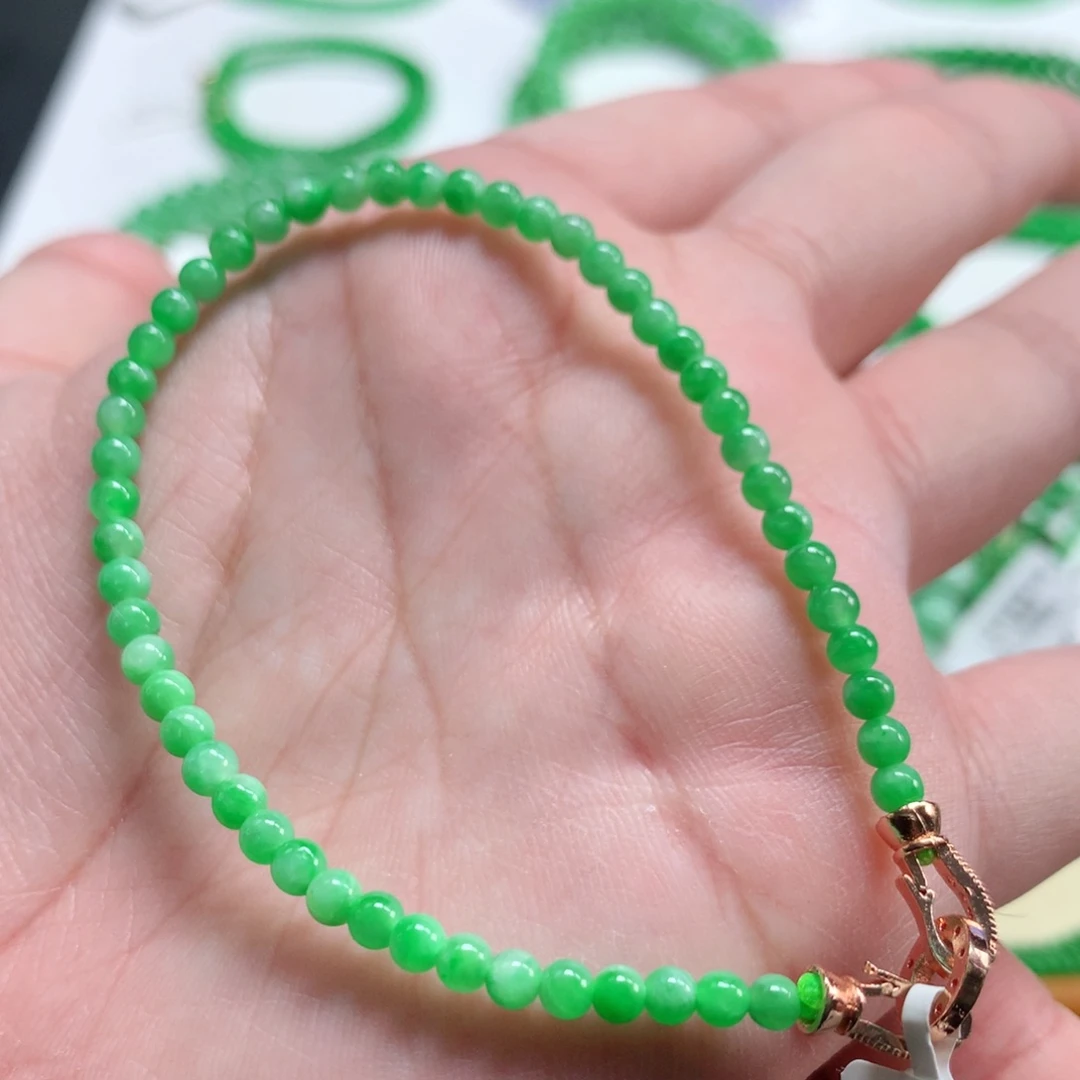 翡翠未镶嵌手链翡翠