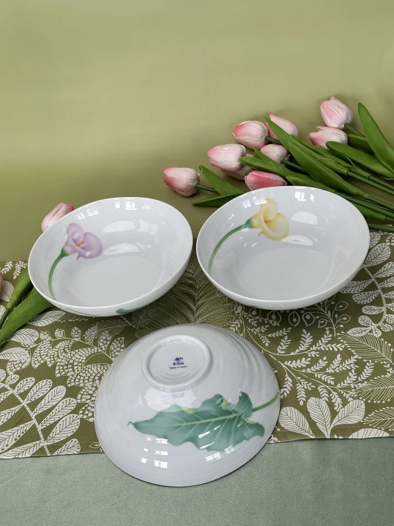 香兰社【一起淘儿】D79#香兰社  三支装 经典画片精致陶瓷 手绘日瓷