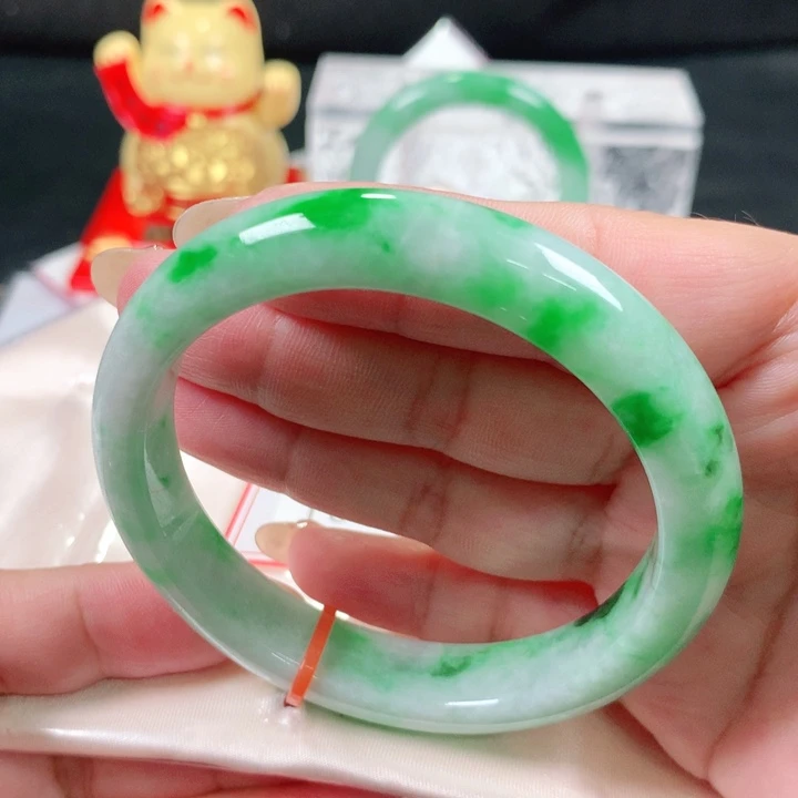 未镶嵌手镯翡翠编号1030 正圈55.56