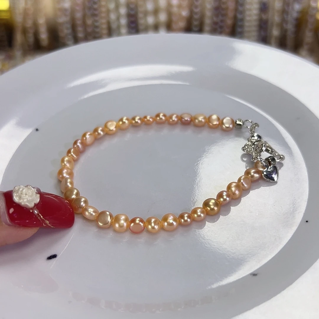 手绳钛钢淡水珍珠