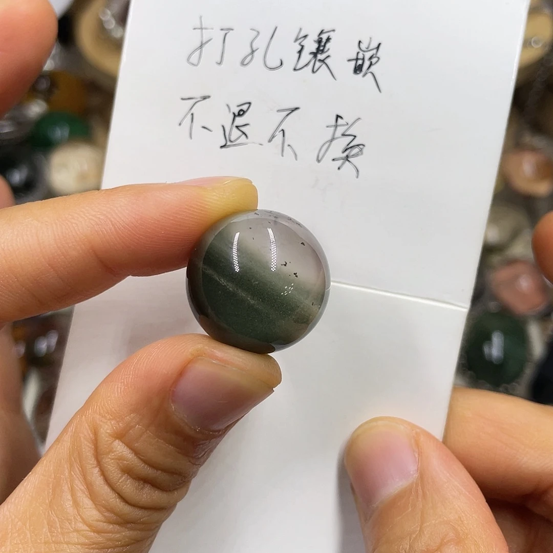 【闪购商品】水晶珠宝半成品银S925镶嵌惠*吊坠