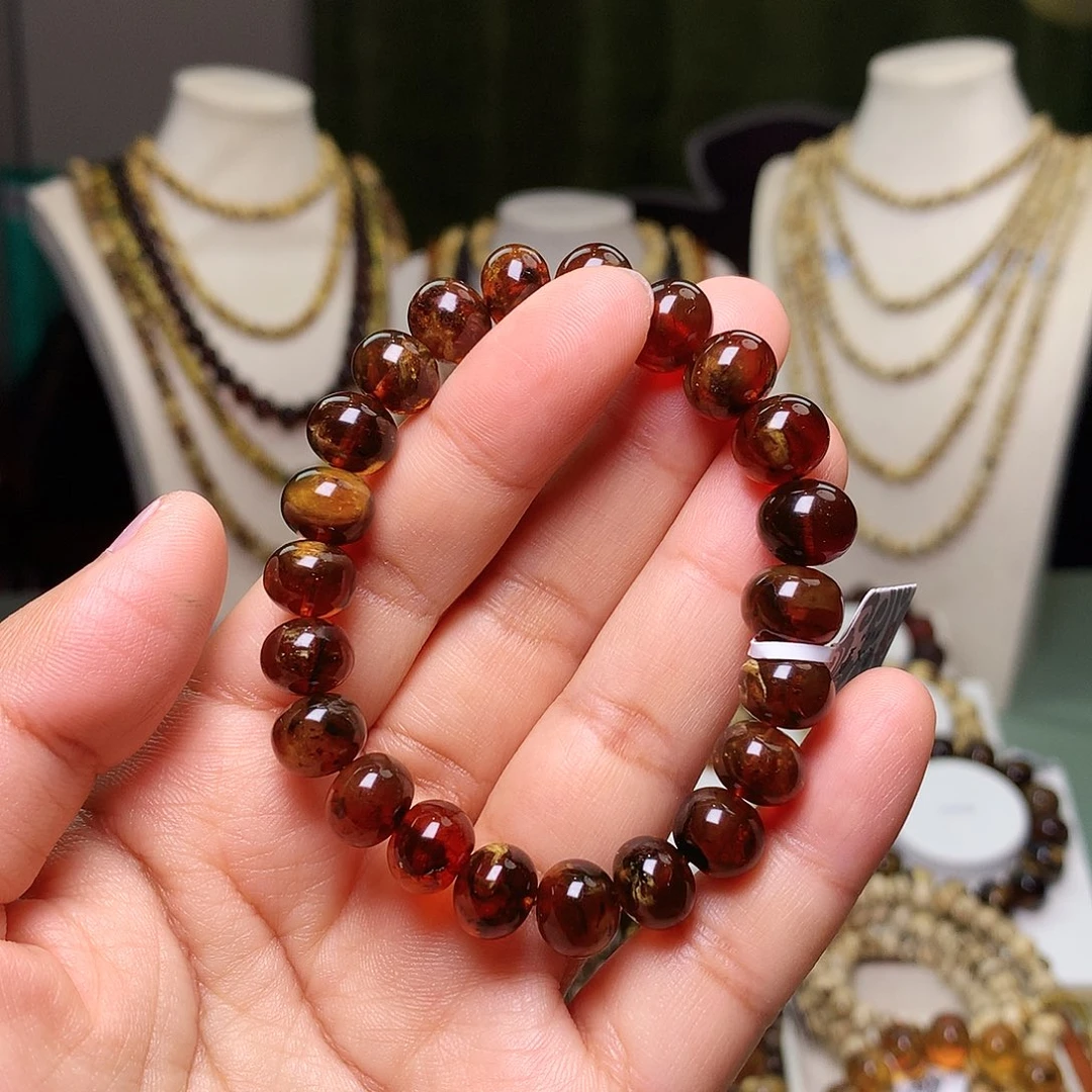 琥珀未镶嵌裸石血蜡10-95