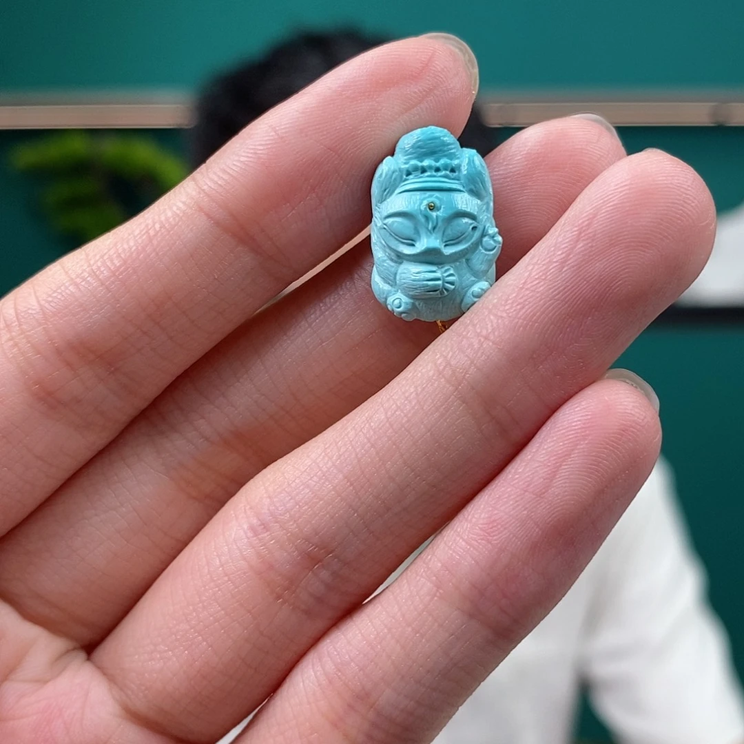 未镶嵌绿松石珠宝奇石
