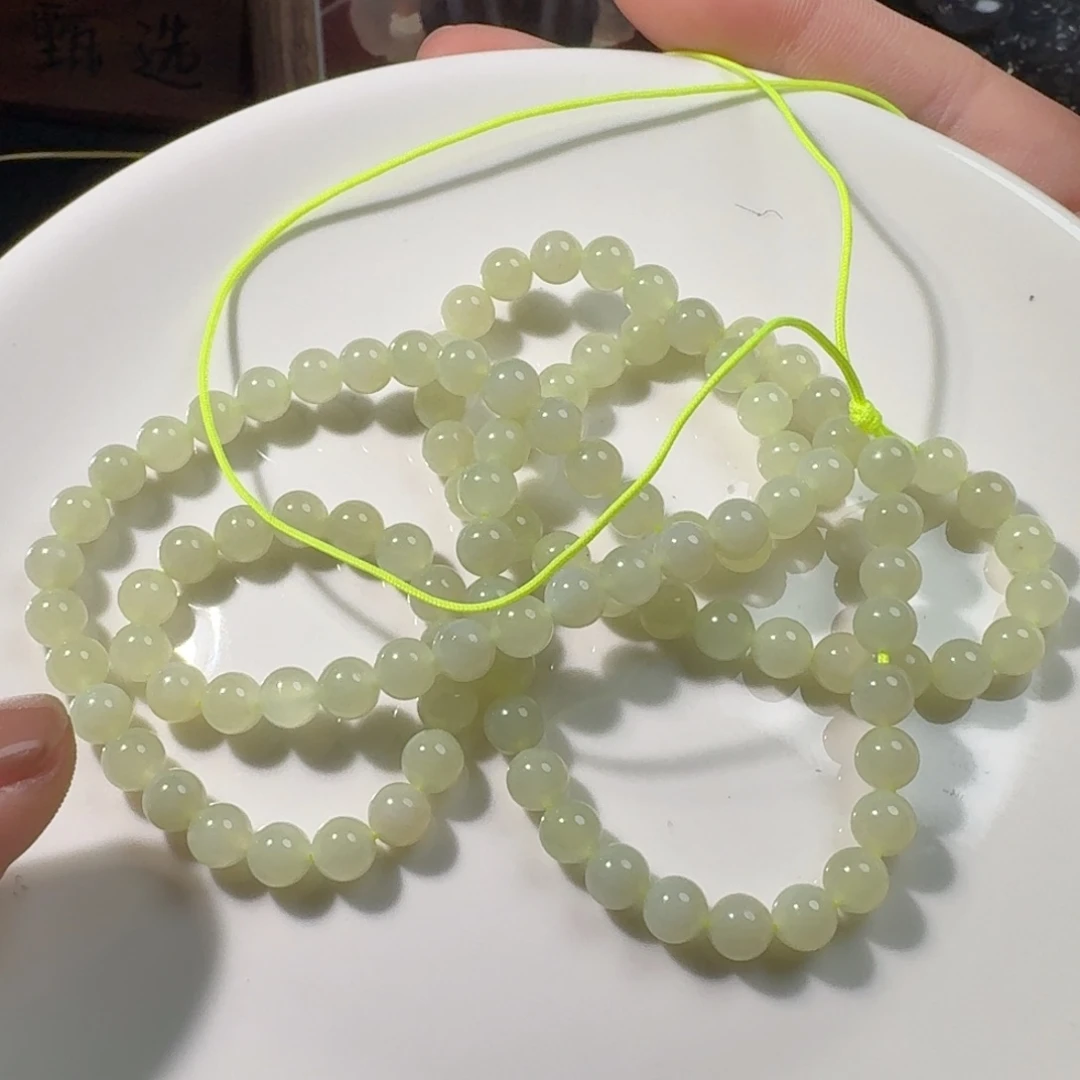 和田玉手串未镶嵌