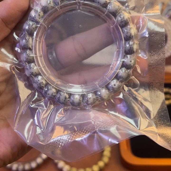 手串星月菩提丹凤眼侧留白细星10✖️9