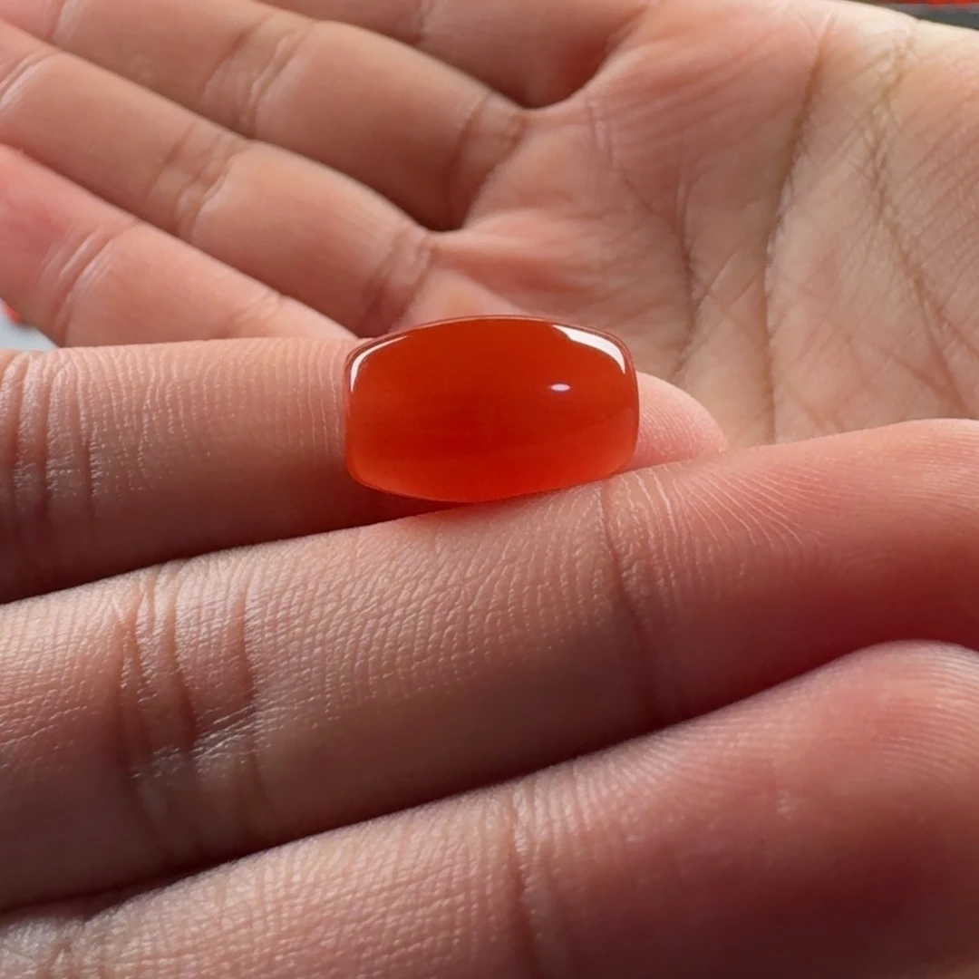南红玛瑙未镶嵌桶珠15.3*10mm