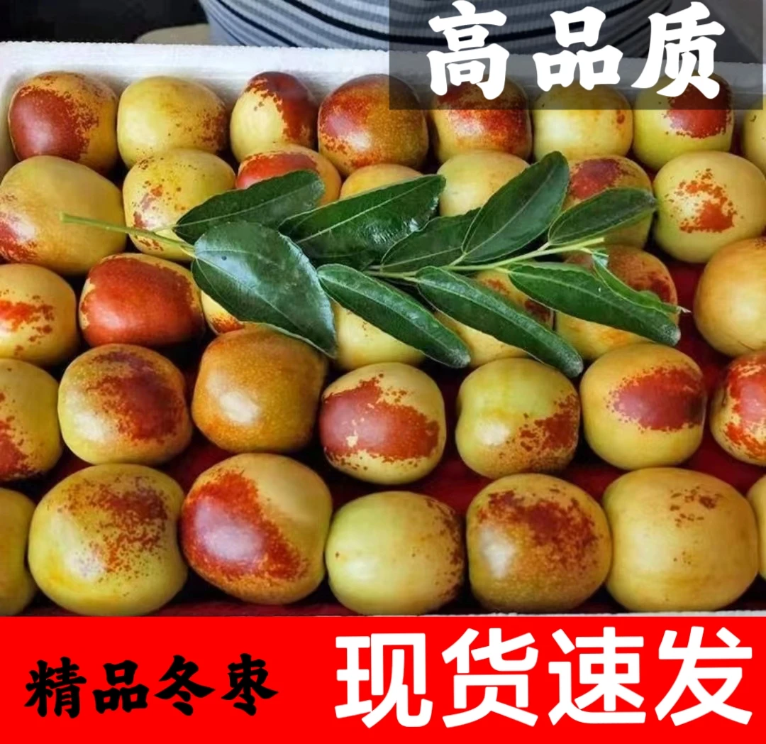 【高品质包邮】脆甜沾化冬枣冰糖冬枣爆甜多汁大枣新鲜水果3/5斤