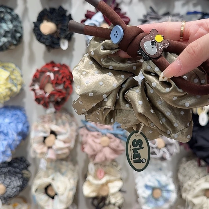 棕色波点小熊大肠圈30