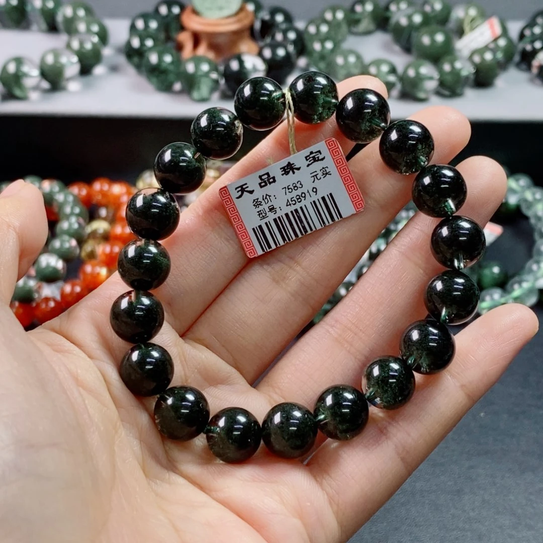 未镶嵌手链水晶绿幽灵458919