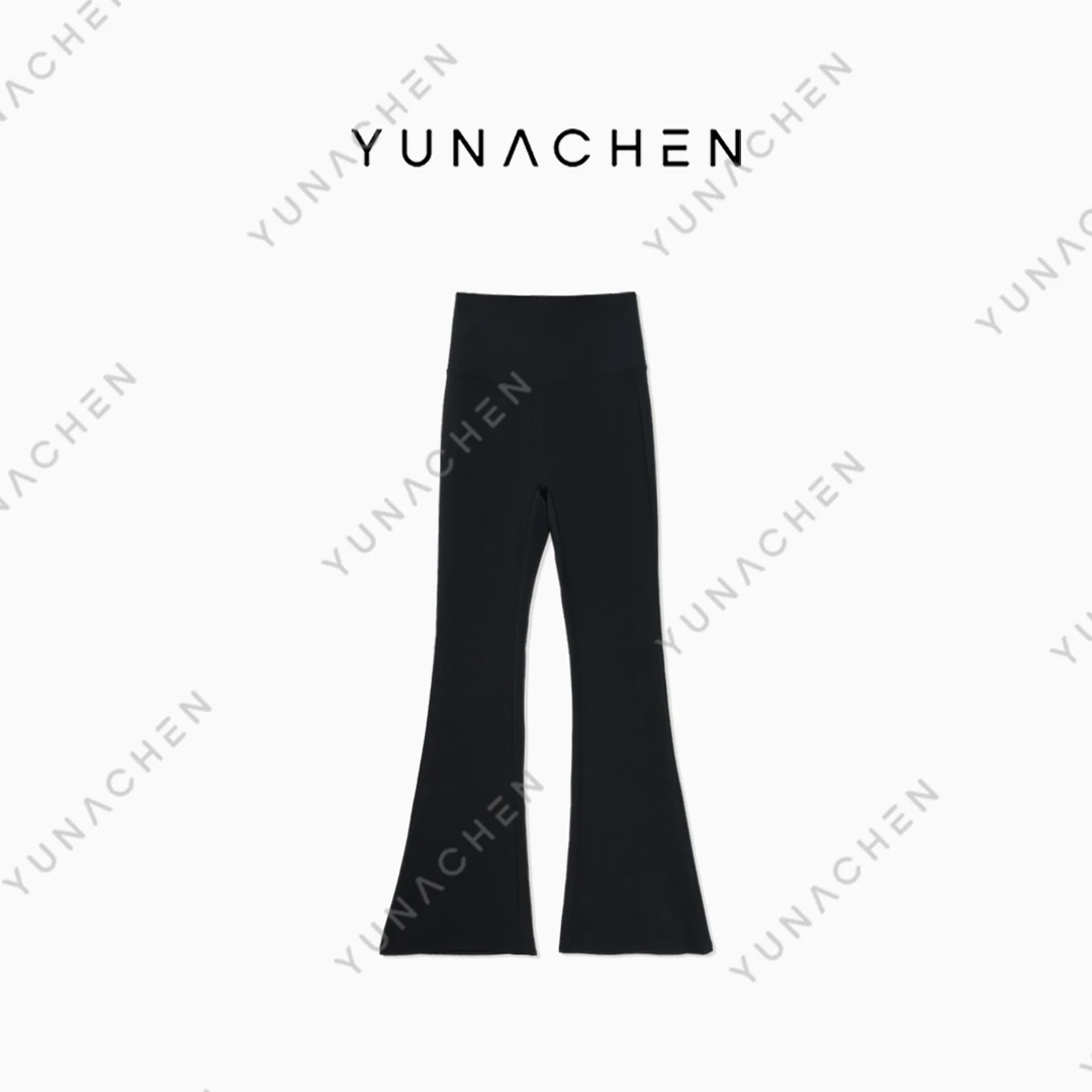 菠萝宝宝yuna【楚安】防晒修身收腹微喇瑜伽打底显瘦超薄超模裤YC14