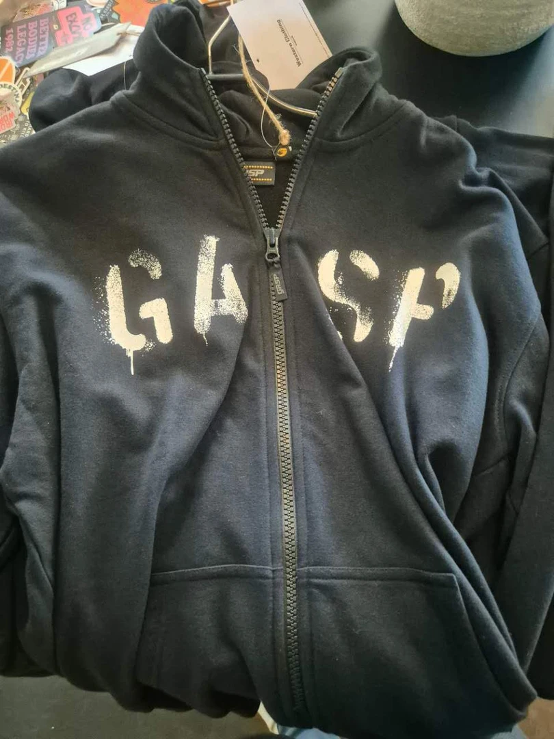 新款首发 GASP classic zip盖世璞经典拉链健身衣胸前GASP 221134