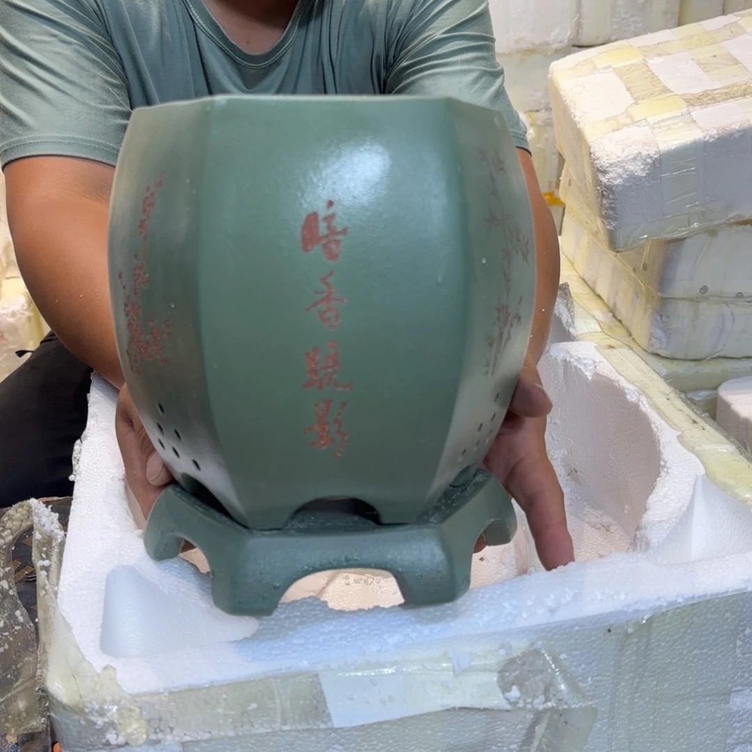 紫砂花盆口径18.20口径
