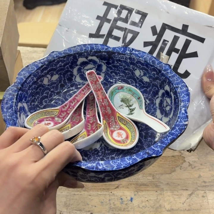 冬***冬陶瓷古美术置物摆件
