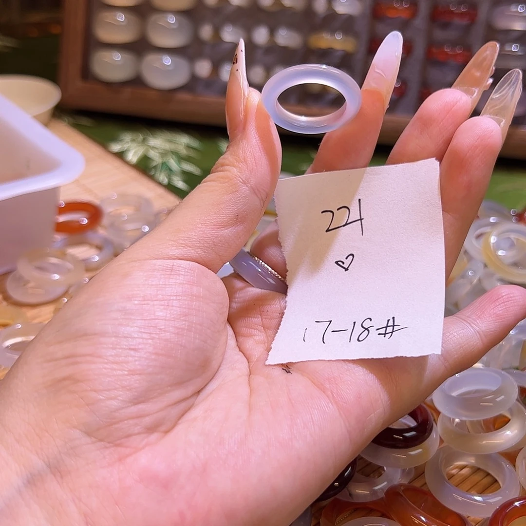 未镶嵌戒指玛瑙/玉髓