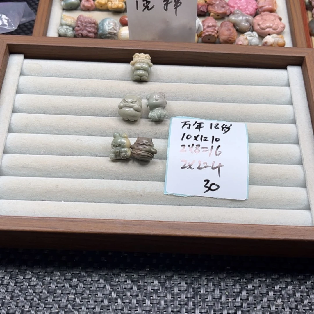 【闪购商品】未镶嵌石英质玉珠宝半成品无**妈