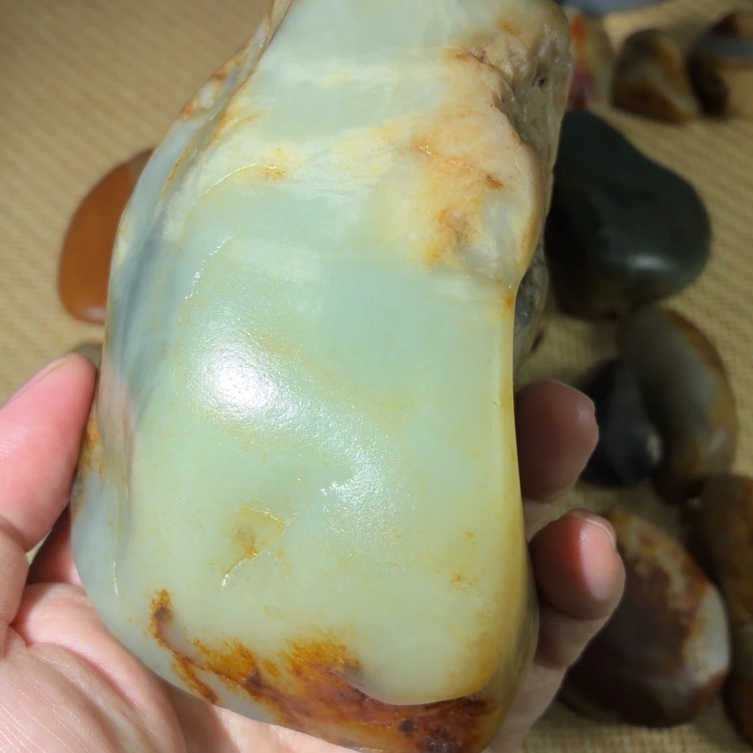 和田玉未镶嵌挂件964