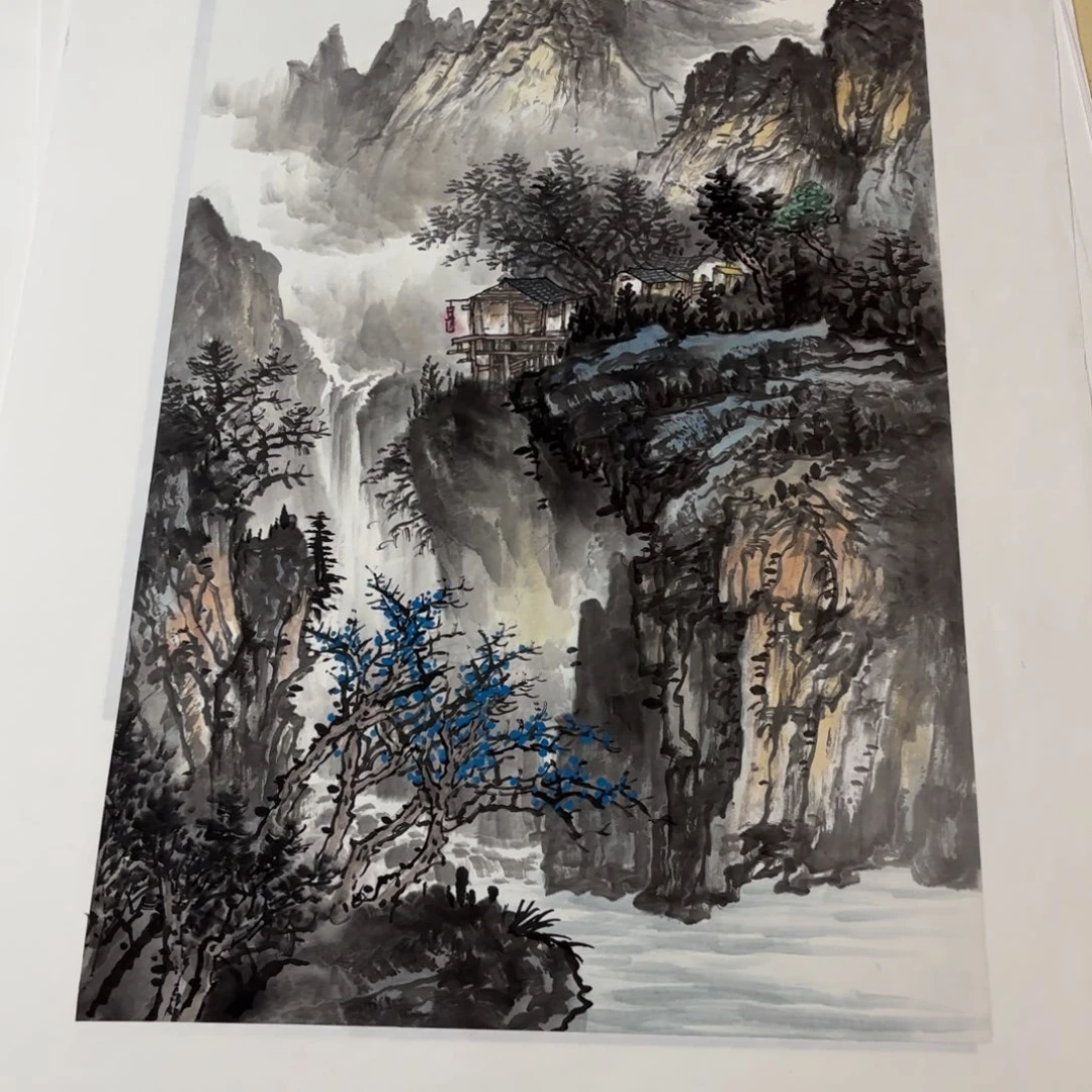 国画国画作品陆远华68✖️45四尺三开