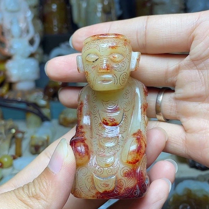 幸***诺未镶嵌和田玉挂件