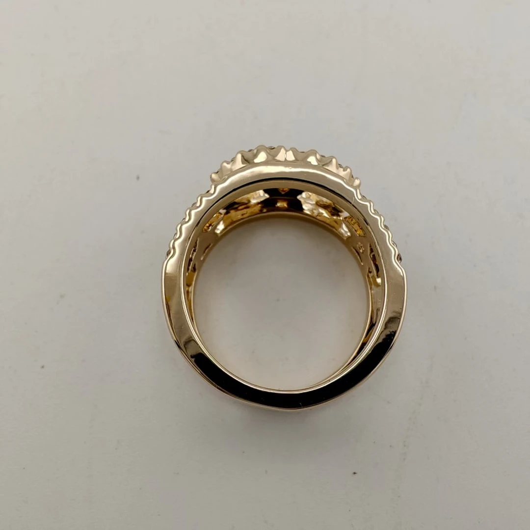 铜合金亚克力戒指 VTGViVi饰品/中古饰品/时尚/E357/新款戒指系列