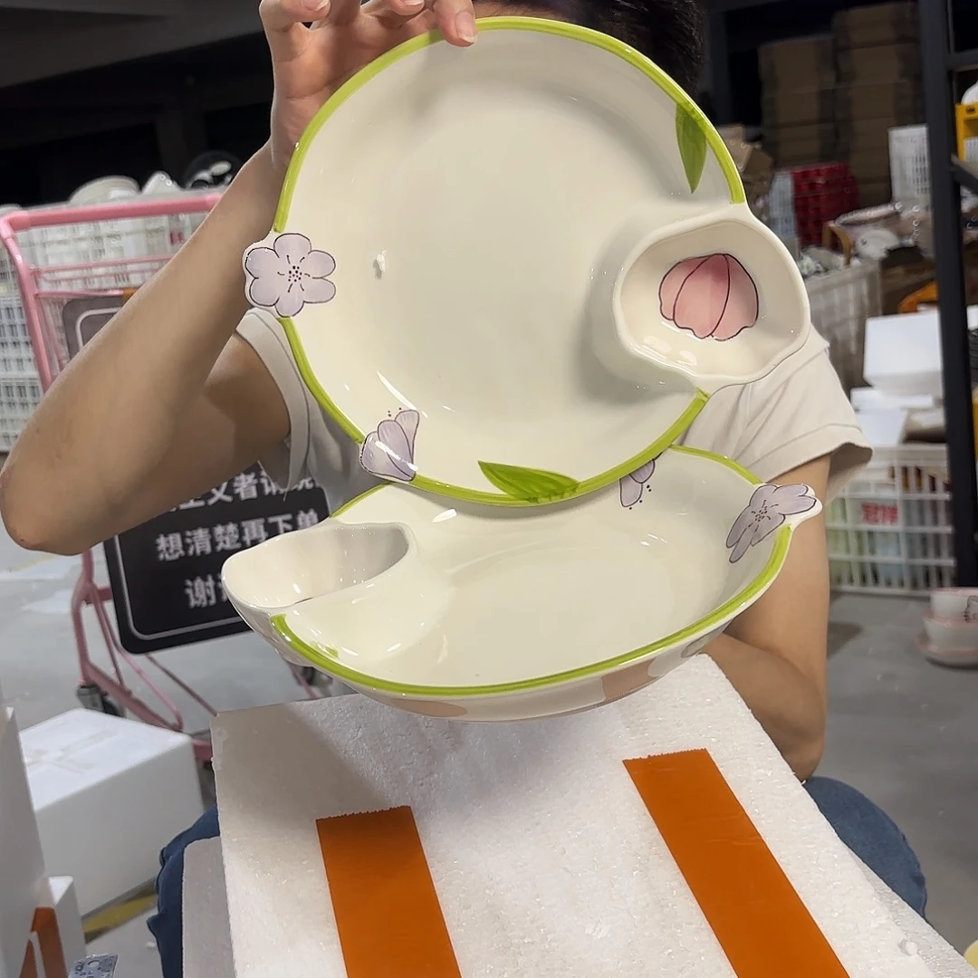 瓷微瑕陶瓷餐具釉下彩