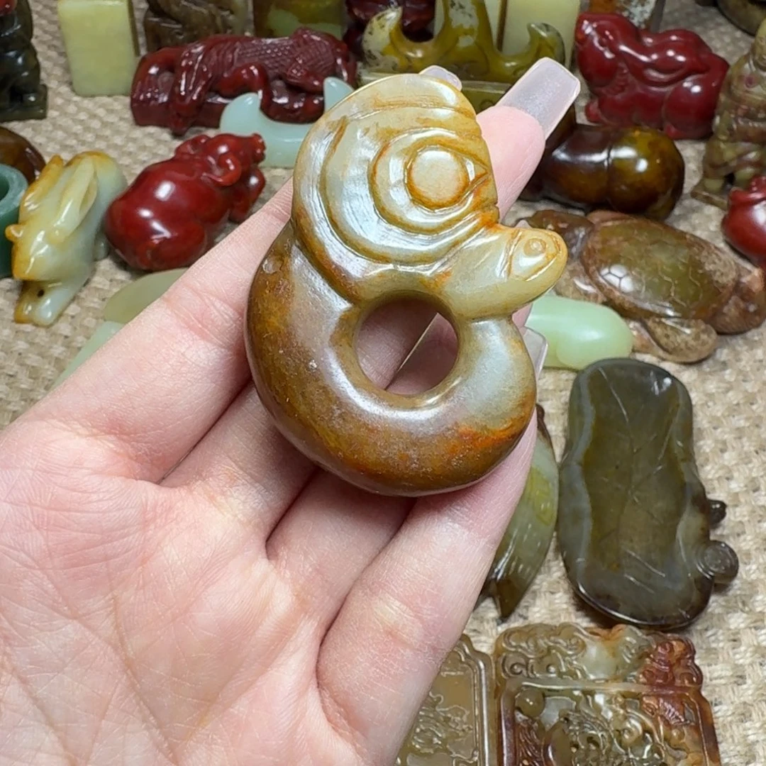 吊坠白玉菩提挂件