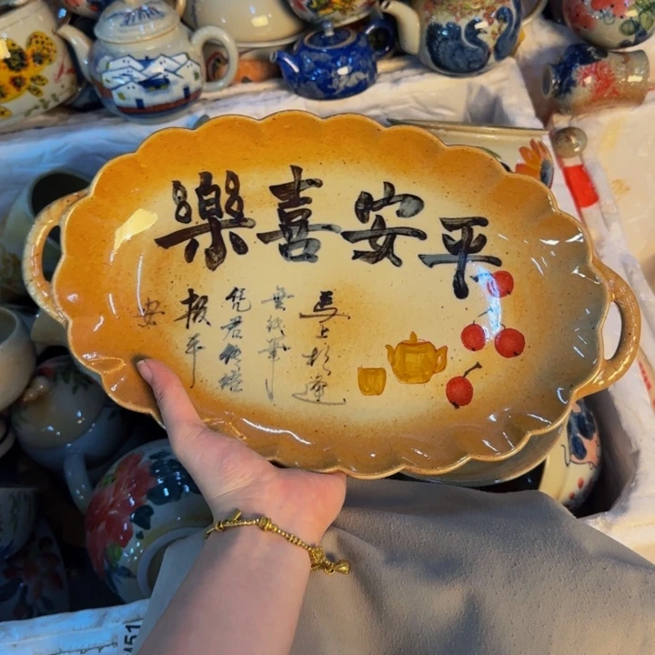 瓷片景德镇手工手绘陶瓷