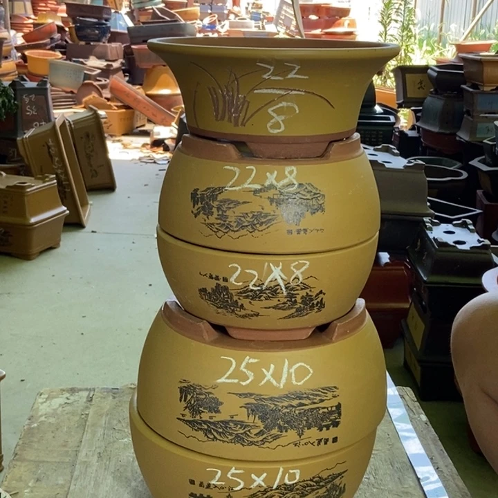 紫砂花盆紫砂紫砂