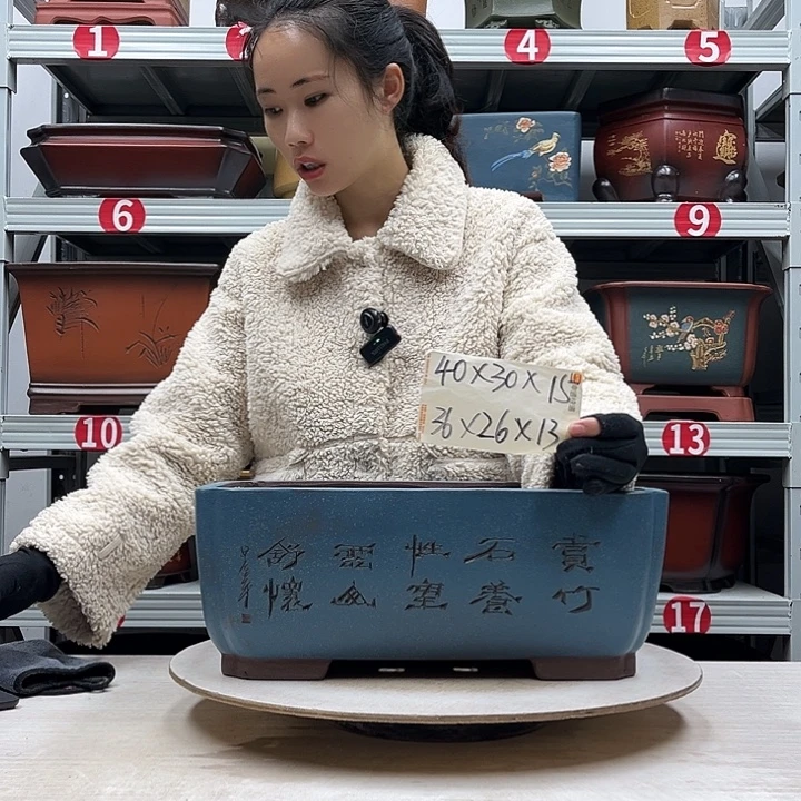 紫砂花盆紫砂花盆