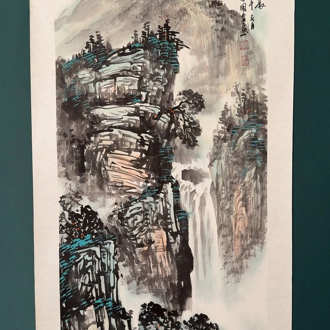 国画丁老师的作品