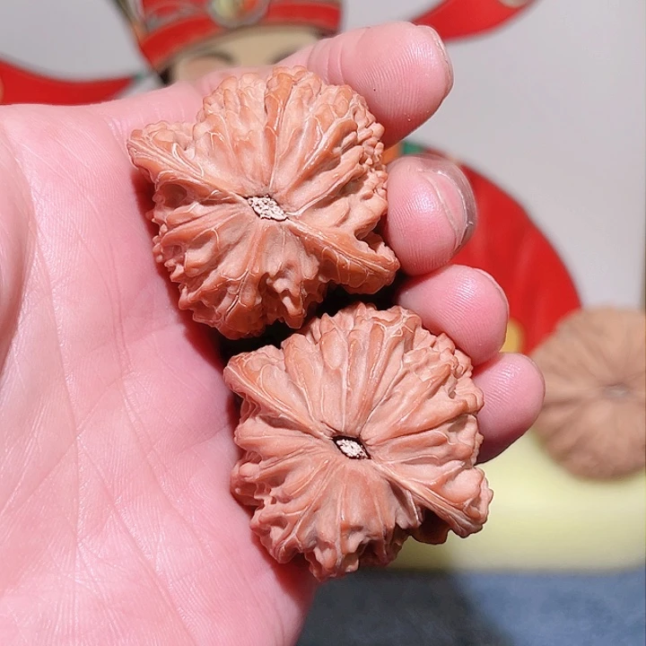 把件文玩核桃笑**生磨盘41