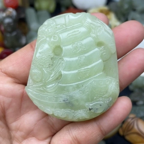 蛇纹石玉颈饰未镶嵌29