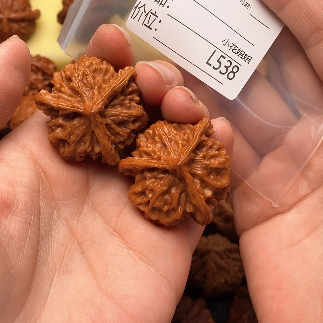 期***天把件文玩核桃39三棱