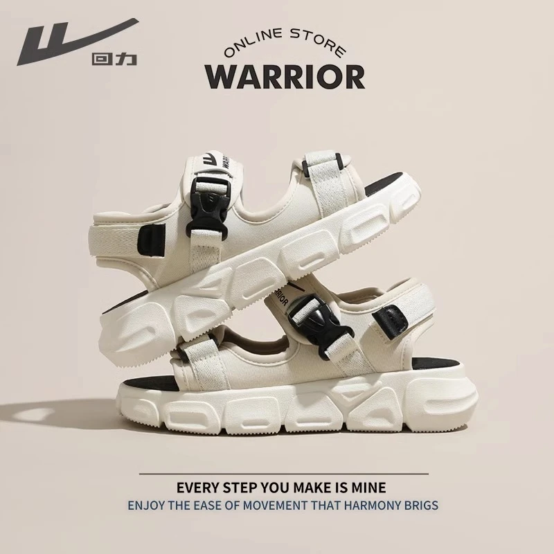 回力凉鞋拖鞋男士款2025新款学生百搭外穿高级感休闲软底沙滩鞋男