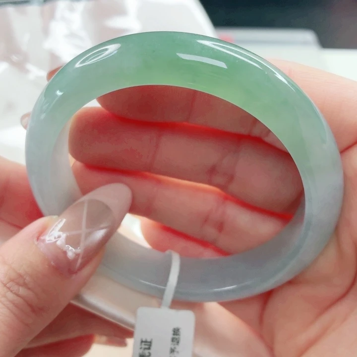 翡翠未镶嵌手镯56.5x328