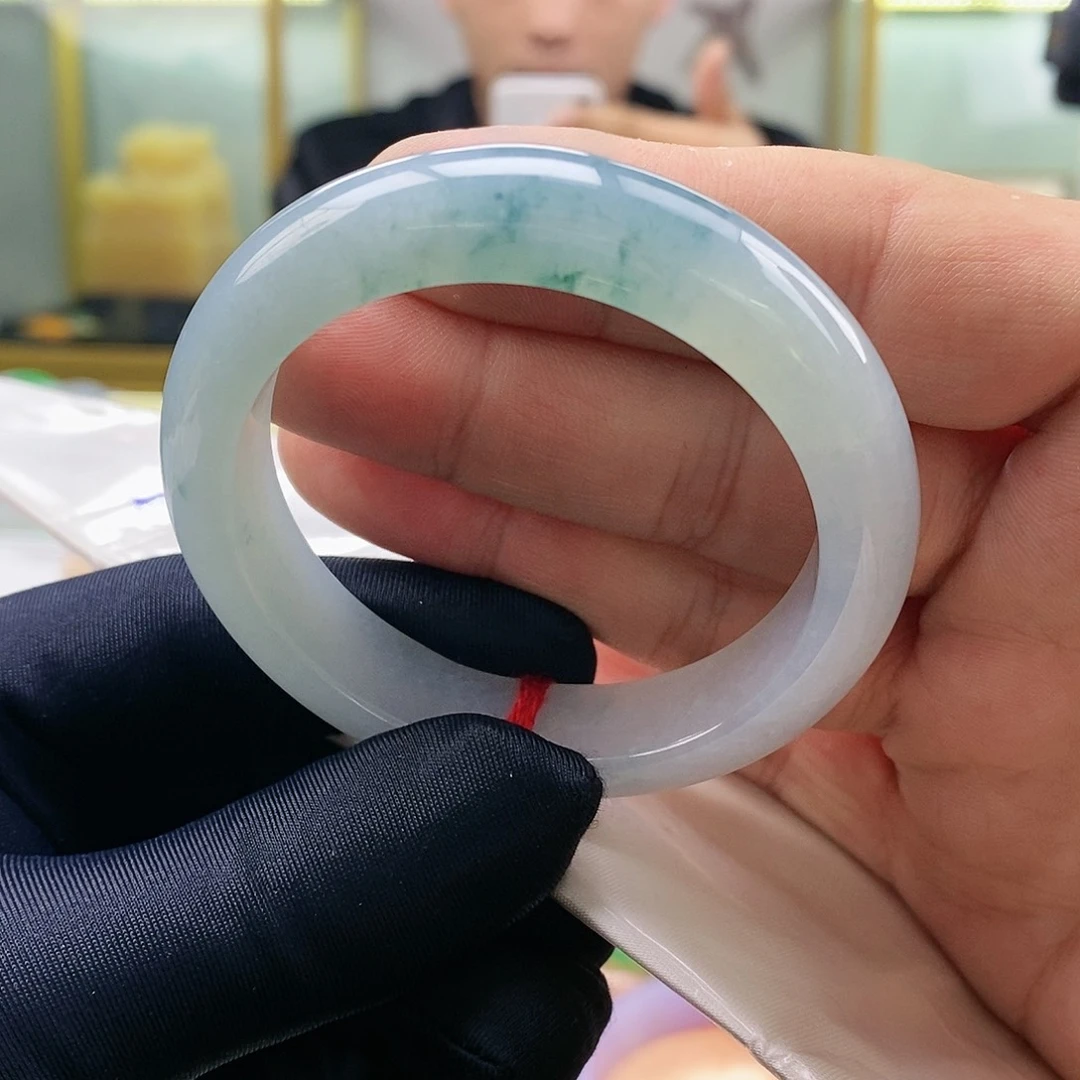 【闪购商品】未镶嵌手镯翡翠蓝花