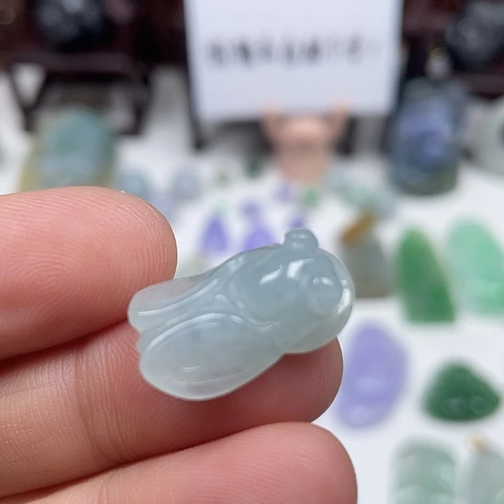 颈饰未镶嵌翡翠蝉