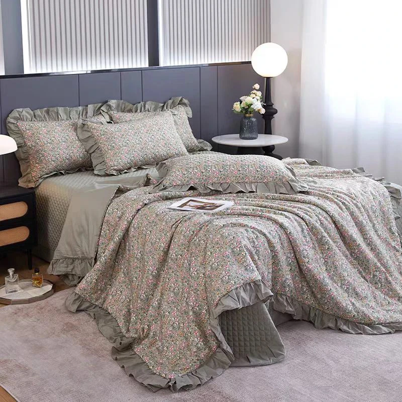 韩尚花语多功能夏被床盖款四件套 标准 微瑕～V801