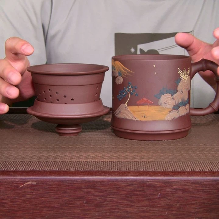 茶杯紫砂高货放漏