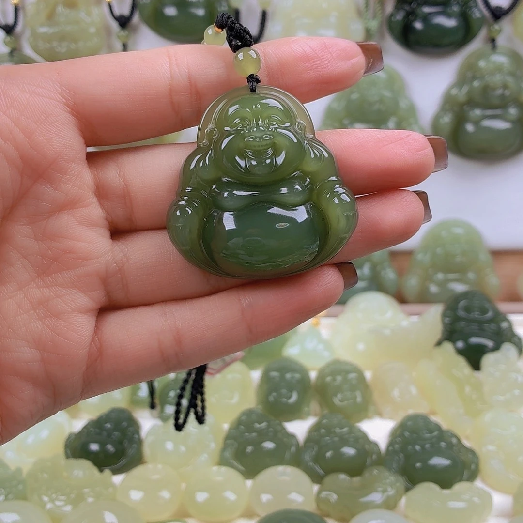 洋***美和田玉未镶嵌颈饰