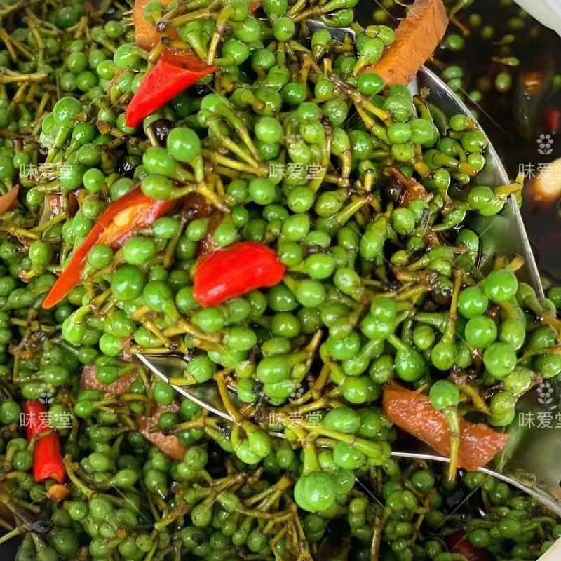 云南特产现摘木姜子粒泡山胡椒木姜子酱油泡山胡椒下饭菜泡菜