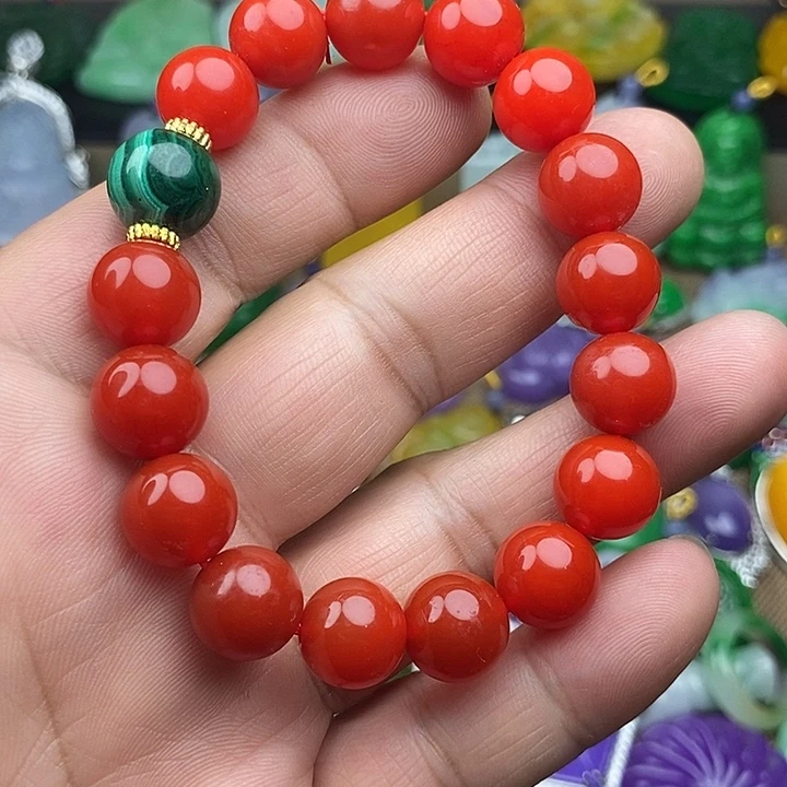 翡翠未镶嵌颈饰手串