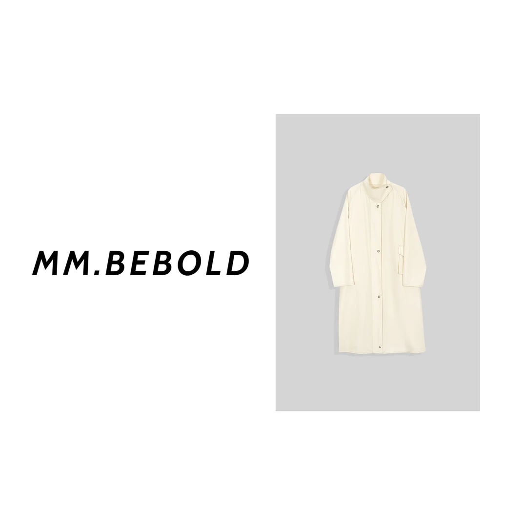 【蓓蓓精选】极简立领轻薄中长款风衣防晒外套MQJ2299