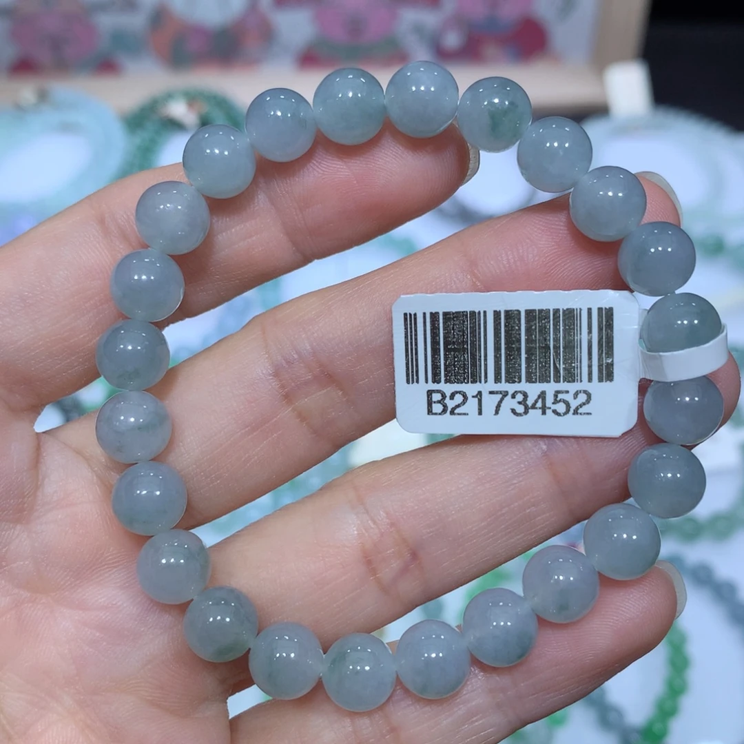 翡翠未镶嵌手链天然