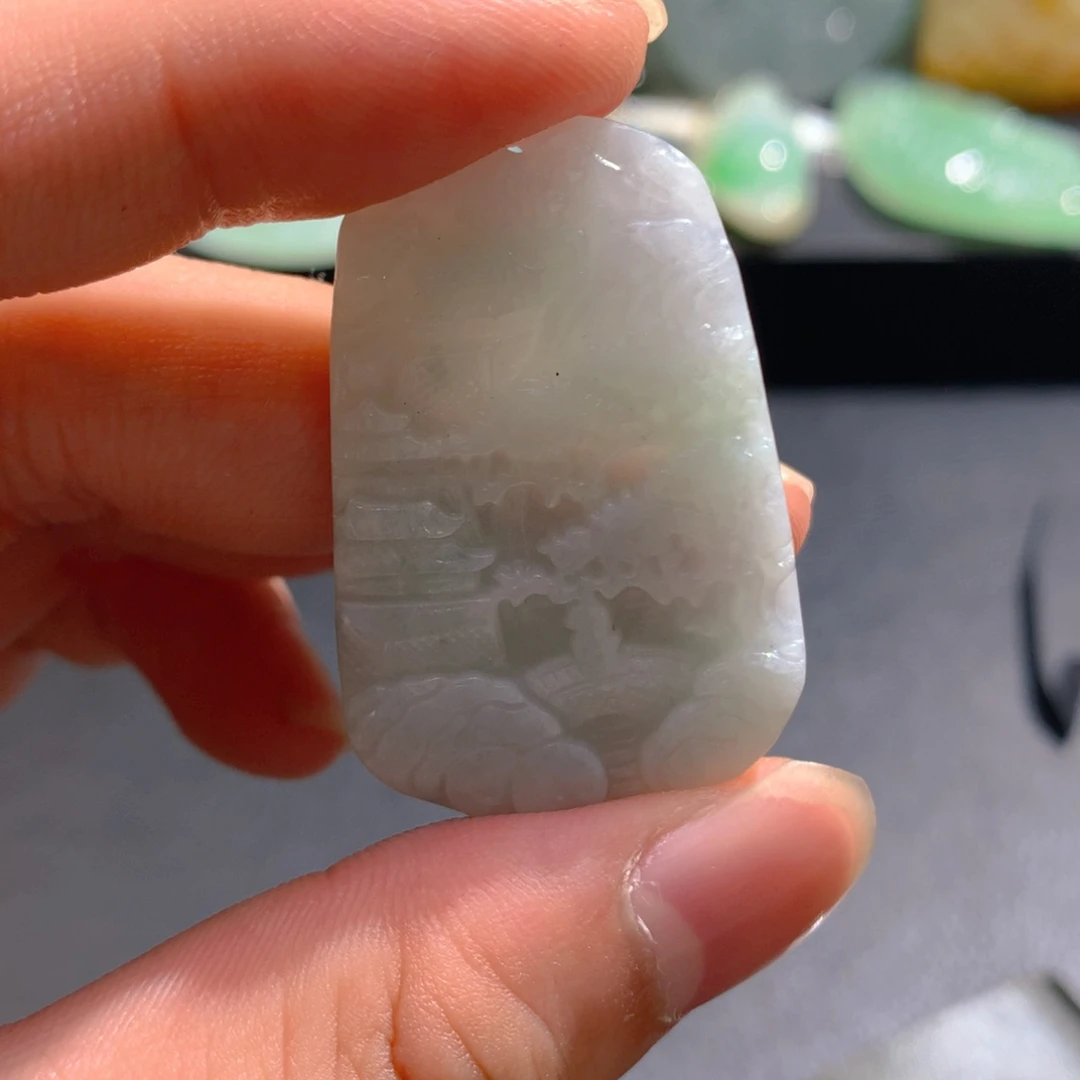 翡翠未镶嵌颈饰翡翠